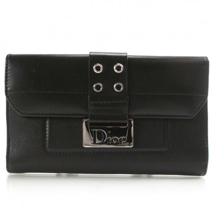 Christian Dior Leather Grommet Wallet Black 1 of 8