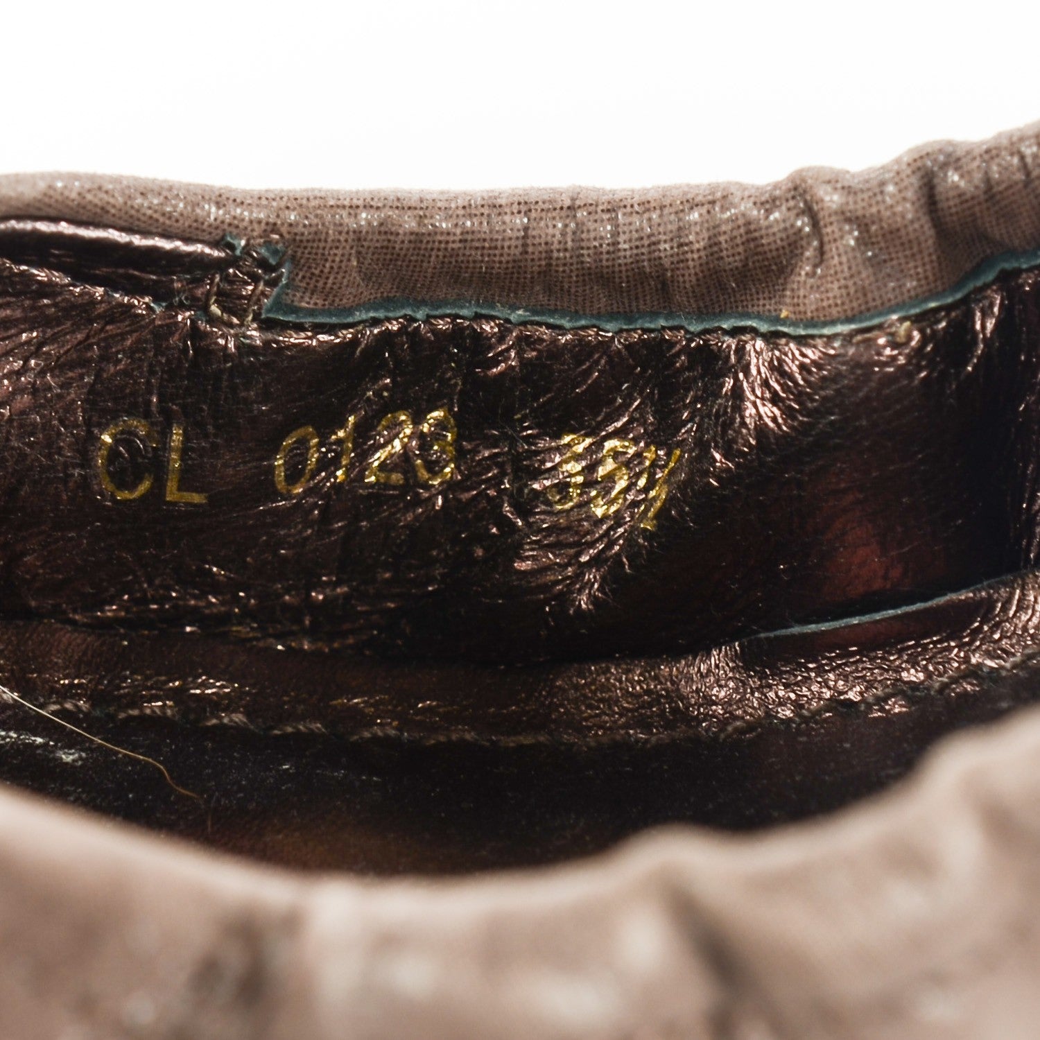 Louis Vuitton Iridescent Calfskin Monogram Lucky Ballerina Flats 35.5 Brown 8 of 8