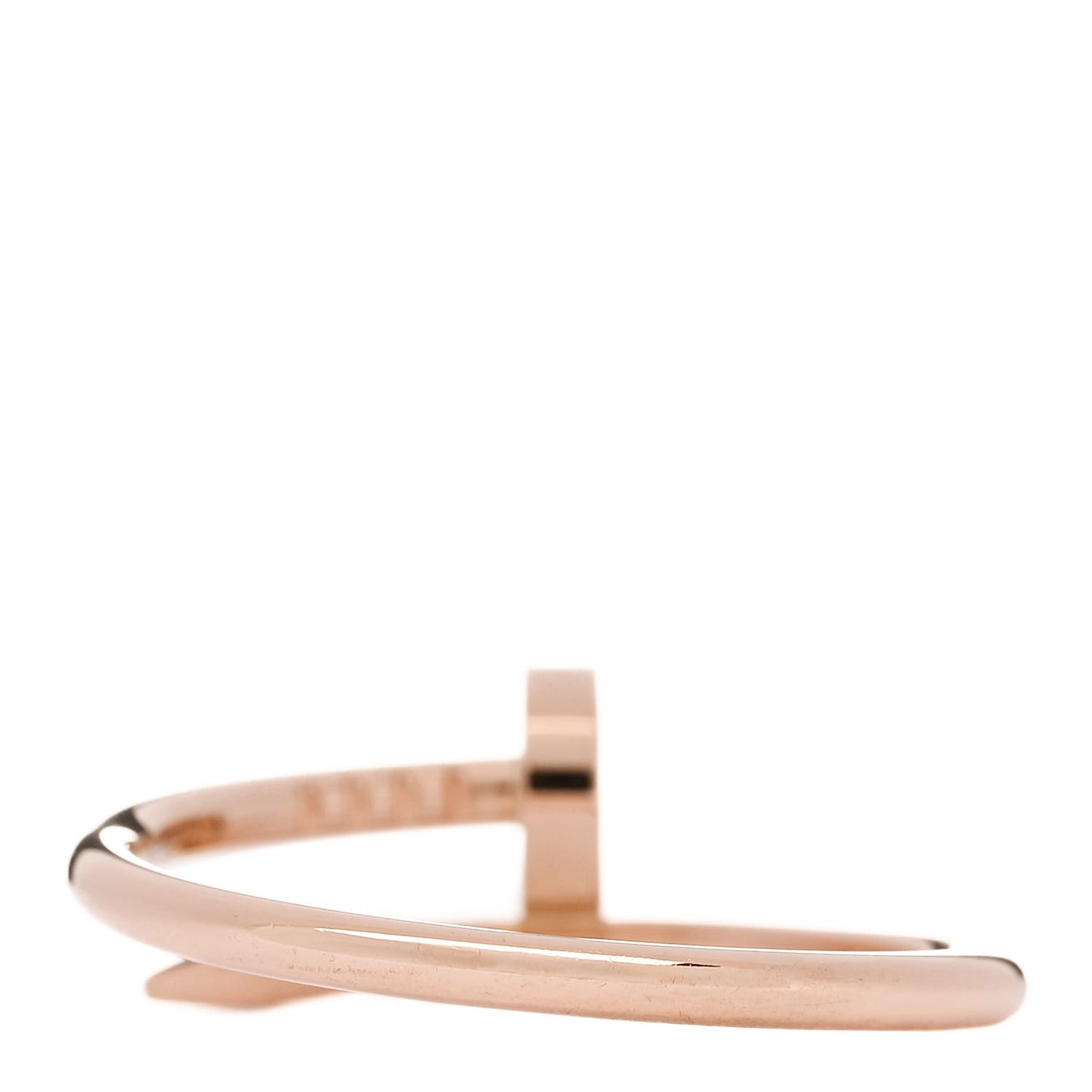 18K Pink Gold Small Juste Un Clou Ring 56 7.5
