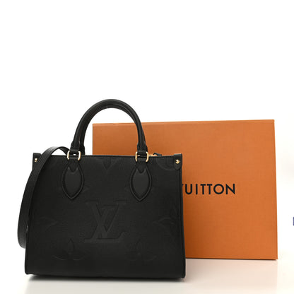 Louis Vuitton Empreinte Monogram Giant Onthego PM Black 10 of 10