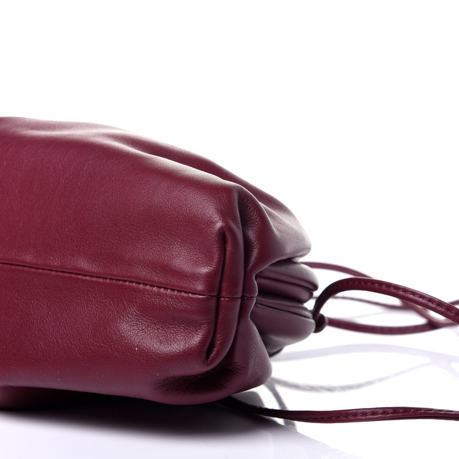 Bottega Veneta Butter Calfskin The Mini Pouch Bordeaux 9 of 11