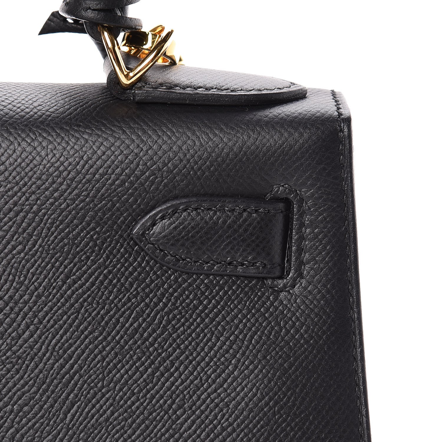 Hermes Epsom Kelly Sellier 28 Black 13 of 43