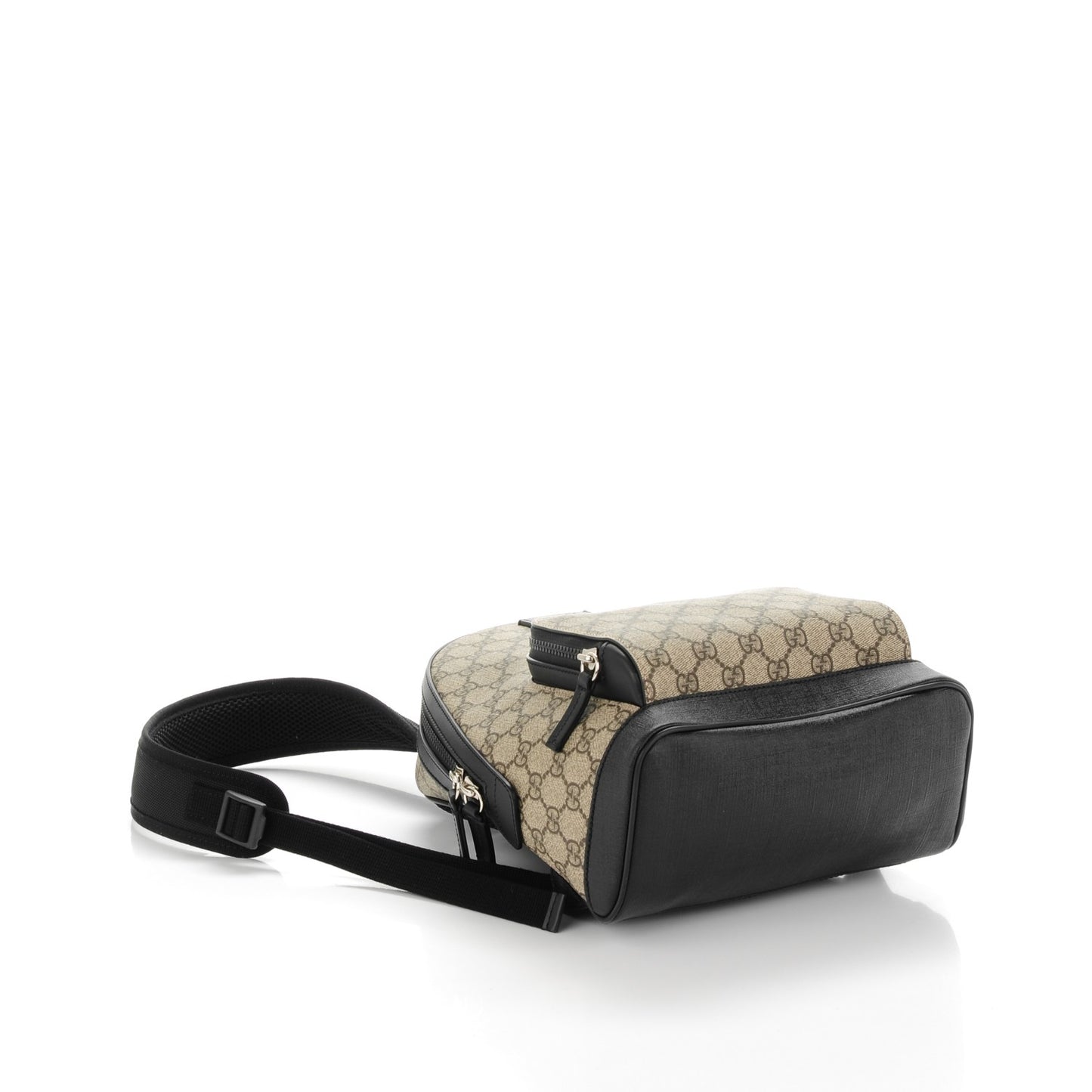 GG Supreme Monogram Small Eden Day Backpack Black