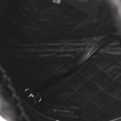 Chanel Shiny Calfskin Quilted Small Chanel 22 So Black 5 of 9