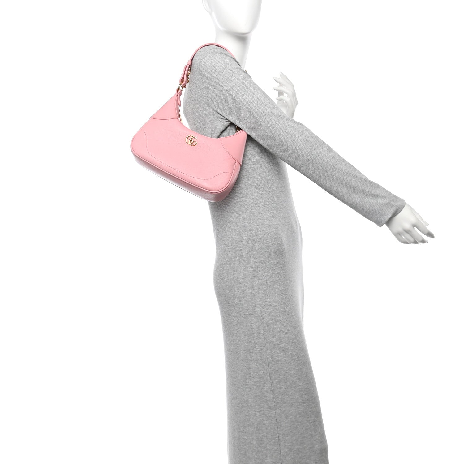 Gucci Goatskin Small Aphrodite Shoulder Bag Wild Rose 2 of 10