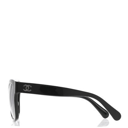 Chanel Acetate Polarized Square CC Sunglasses 5380 Black 3 of 8
