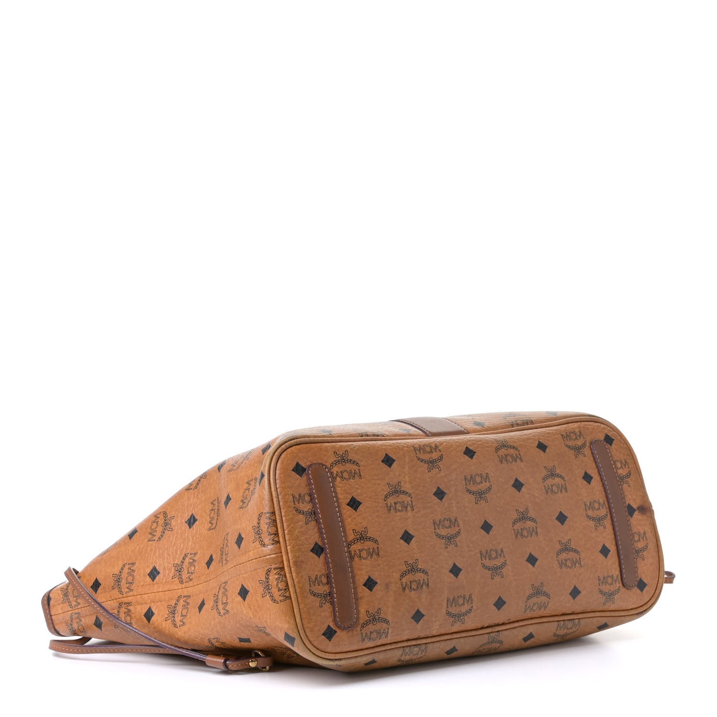 Visetos Medium Liz Reversible Shopper Tote Cognac