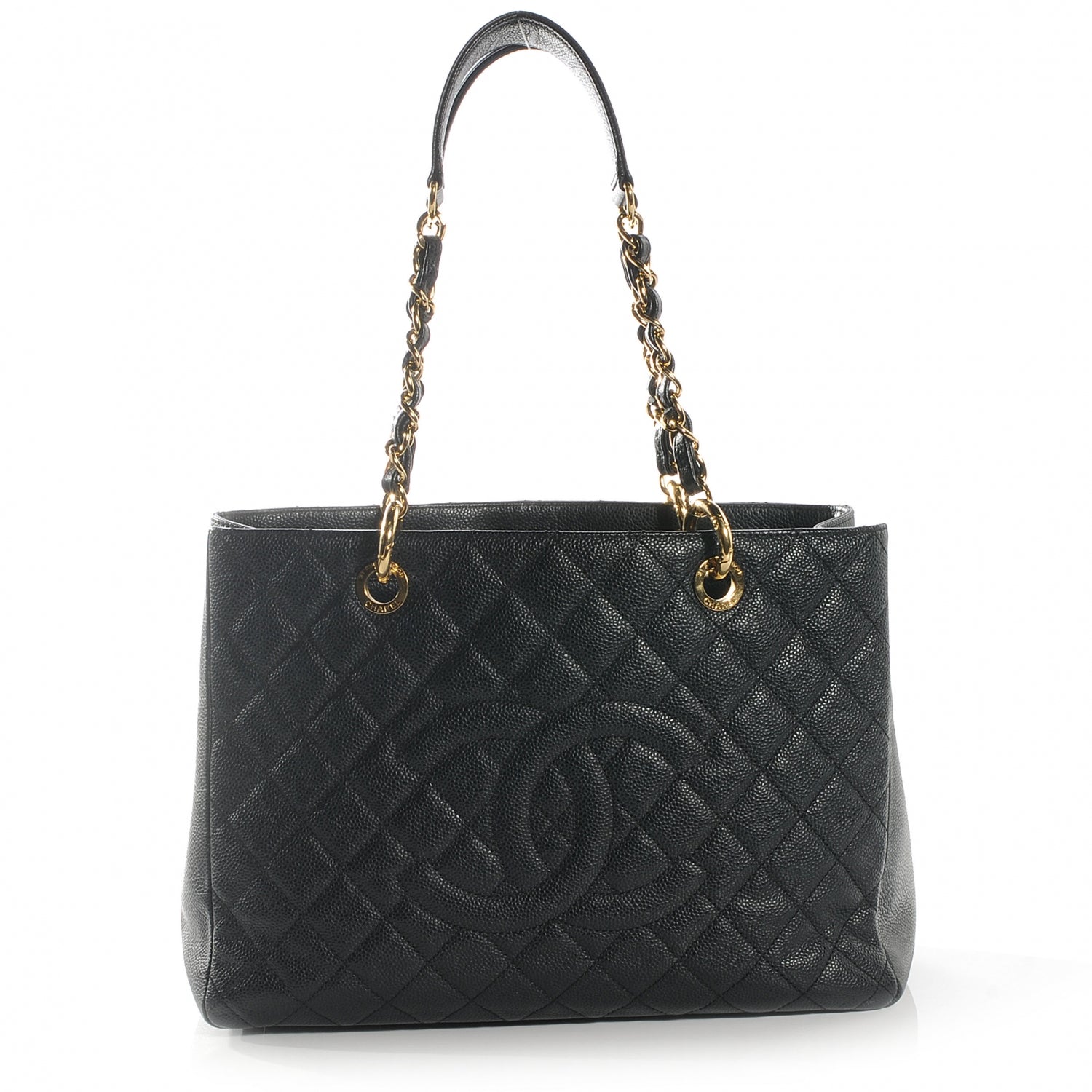Chanel Caviar Grand Shopping Tote GST Black 1 of 7