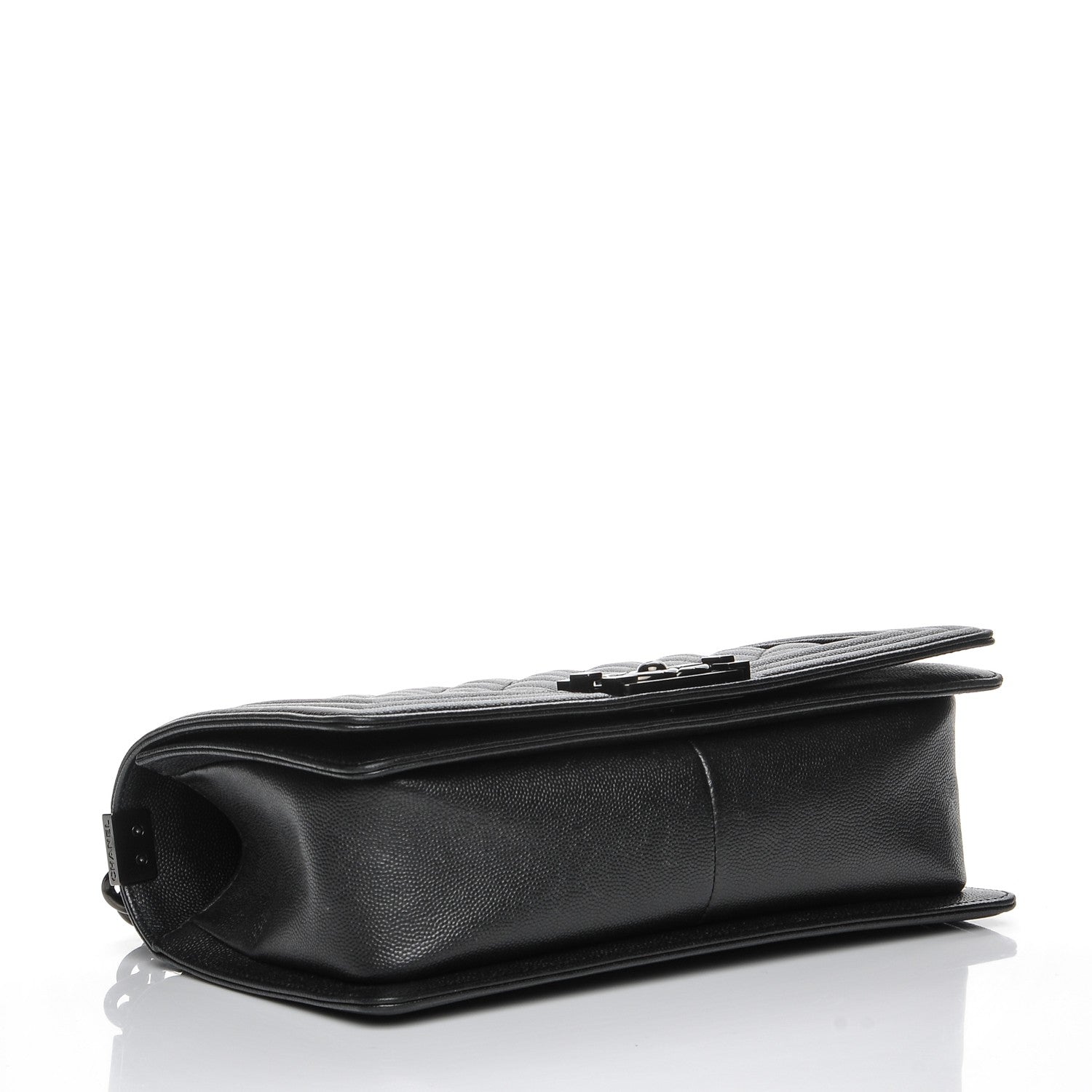 Chanel Caviar Quilted Medium Boy Flap So Black 4 of 8