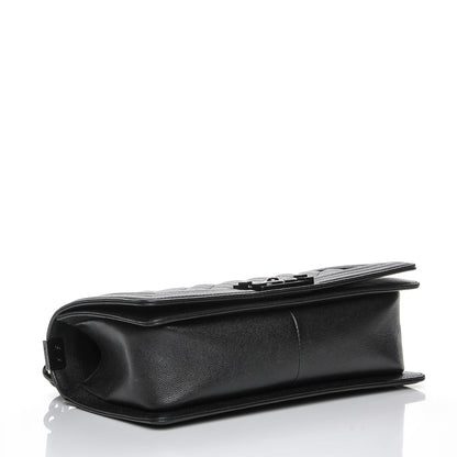 Chanel Caviar Quilted Medium Boy Flap So Black 4 of 8