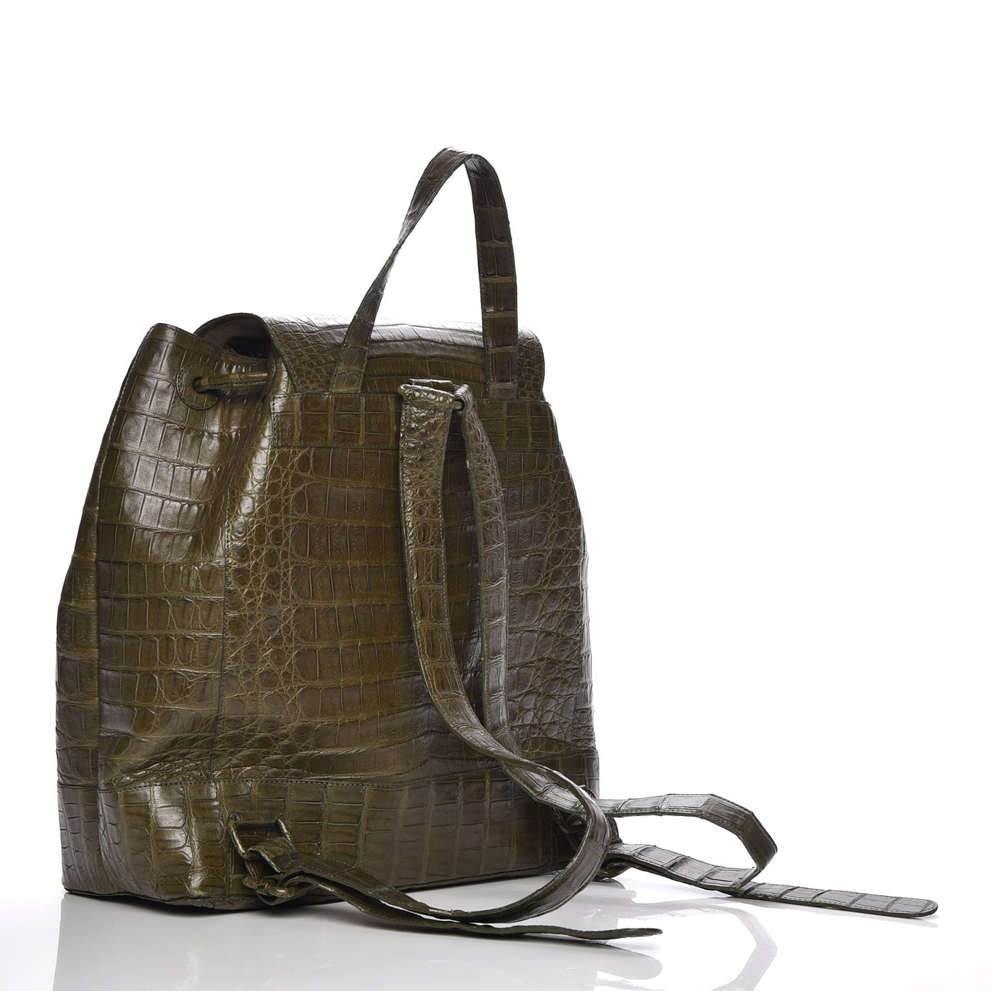 Crocodile Backpack Green