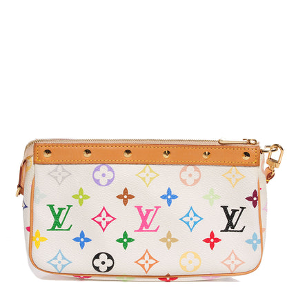 Louis Vuitton Monogram Multicolor Pochette Accessories White 1 of 7