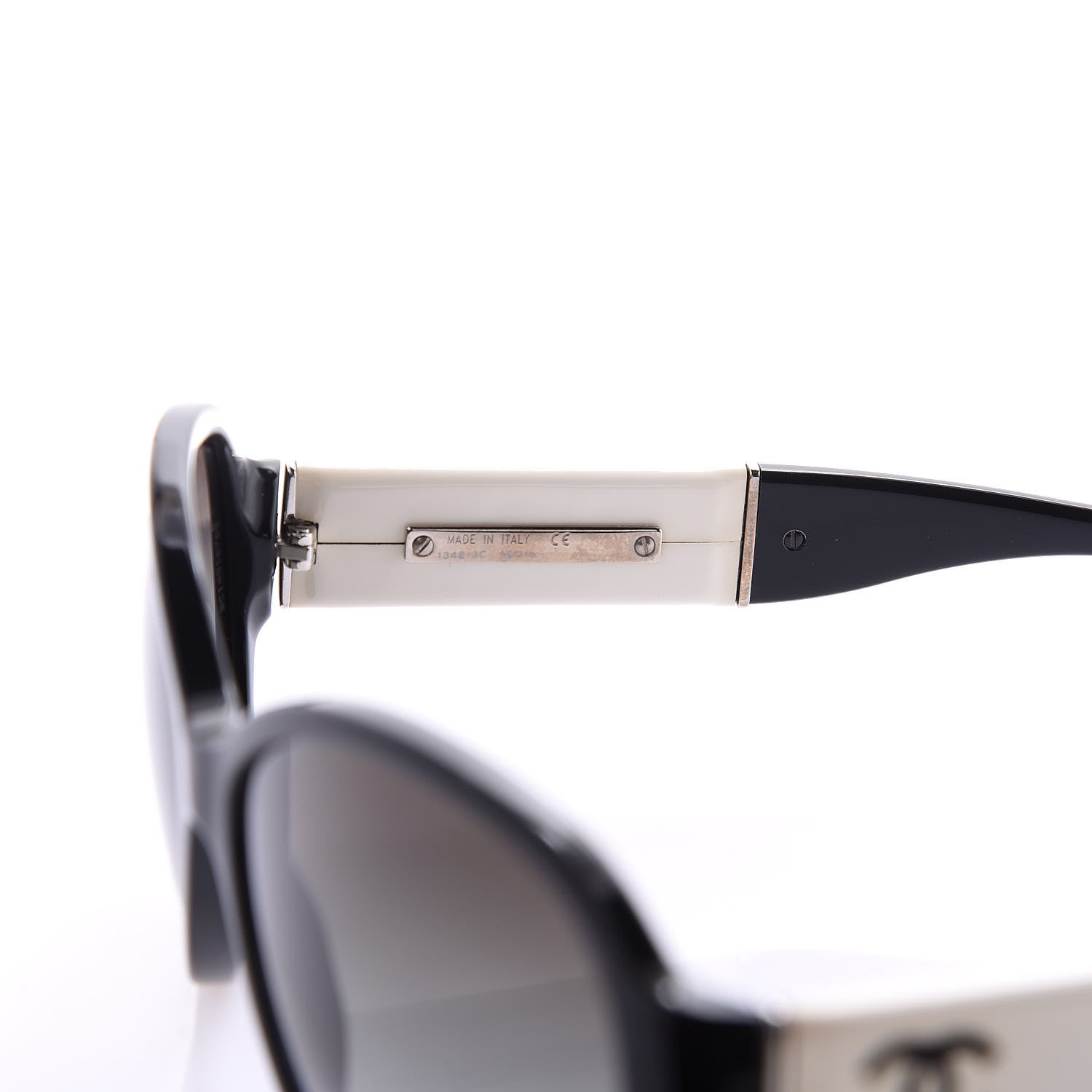 Chanel CC Sunglasses 5229Q Black White 6 of 7