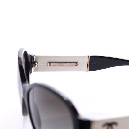 Chanel CC Sunglasses 5229Q Black White 6 of 7
