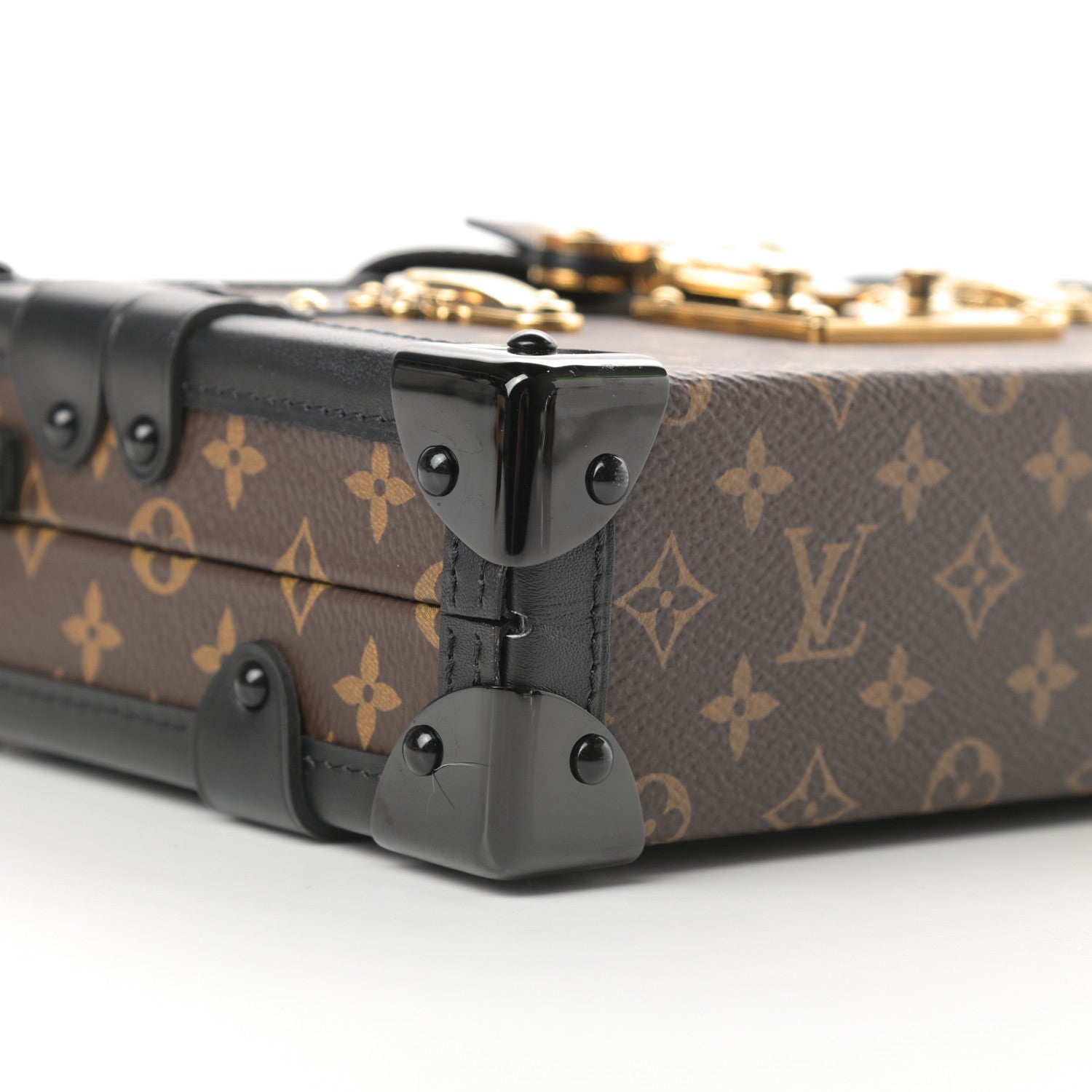 Louis Vuitton Monogram Petite Malle Black 9 of 12