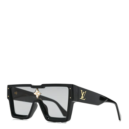 Louis Vuitton Acetate Cyclone Sunglasses Z1578E Black 1 of 9