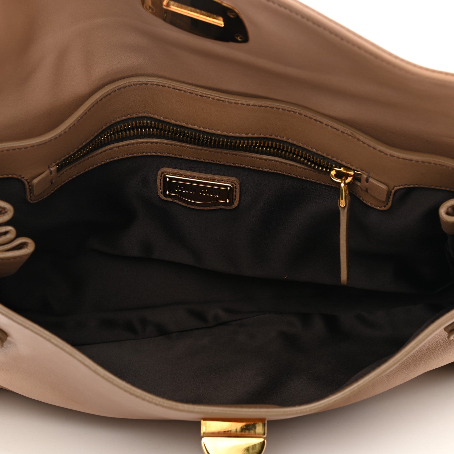 Miu Miu Nappa Twist Clutch Cammeo 5 of 9