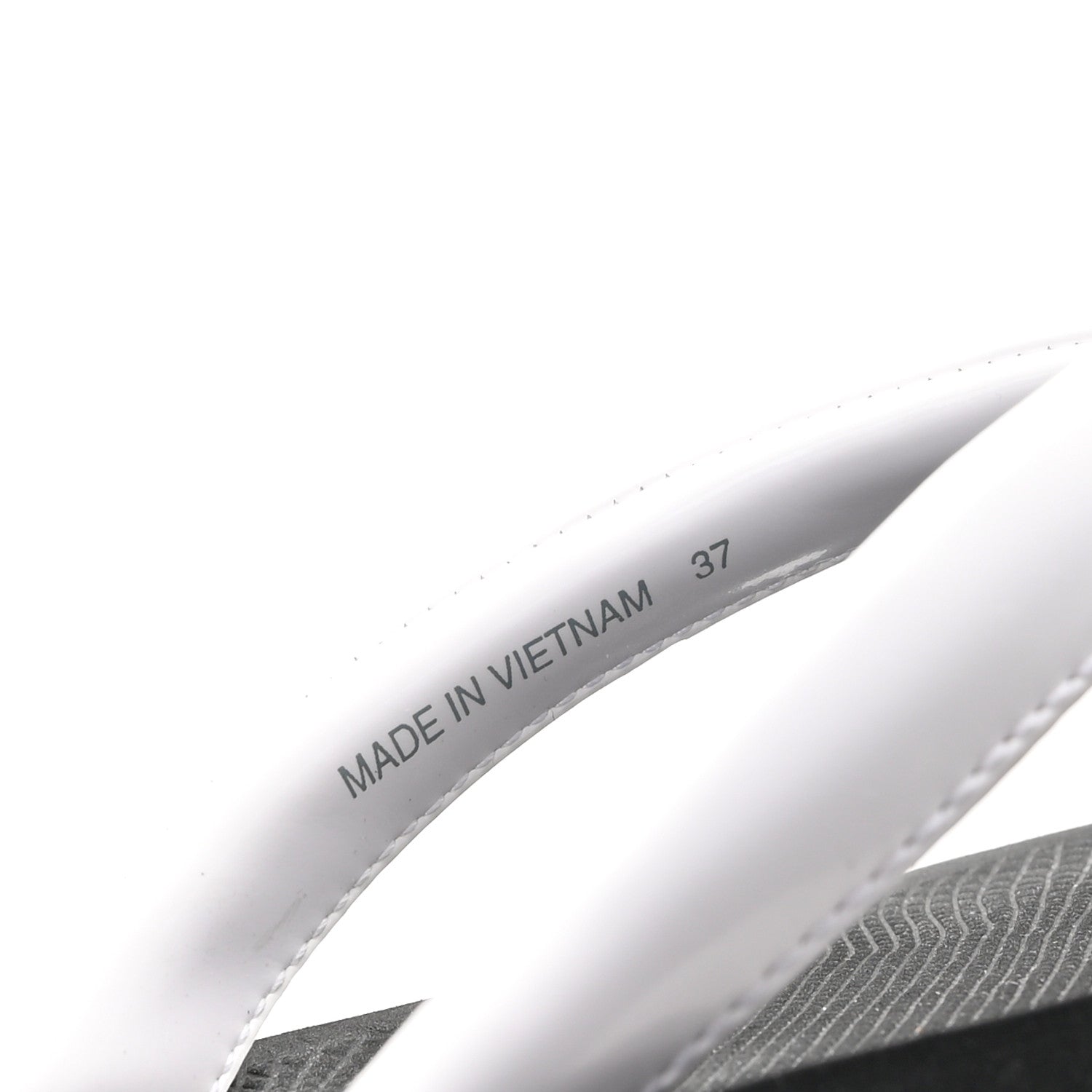 Prada Vernice Thong Sandals 37 Bianco 9 of 9