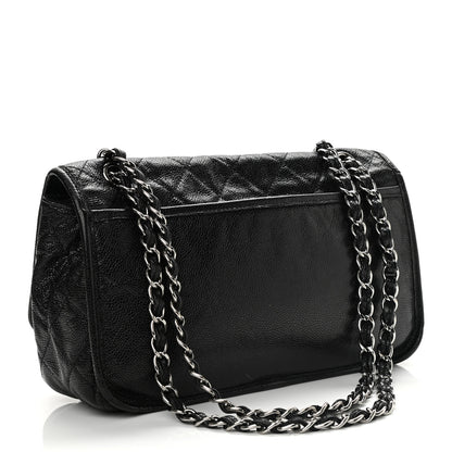 Chanel Grained Calfskin Medium Natural Beauty Flap Black 2 of 9