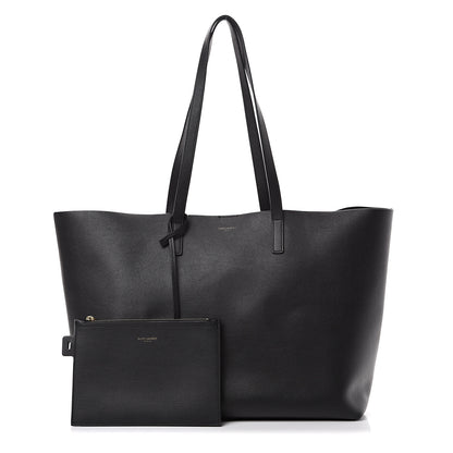Saint Laurent Calfskin Large Shopping Tote Black 1 of 13