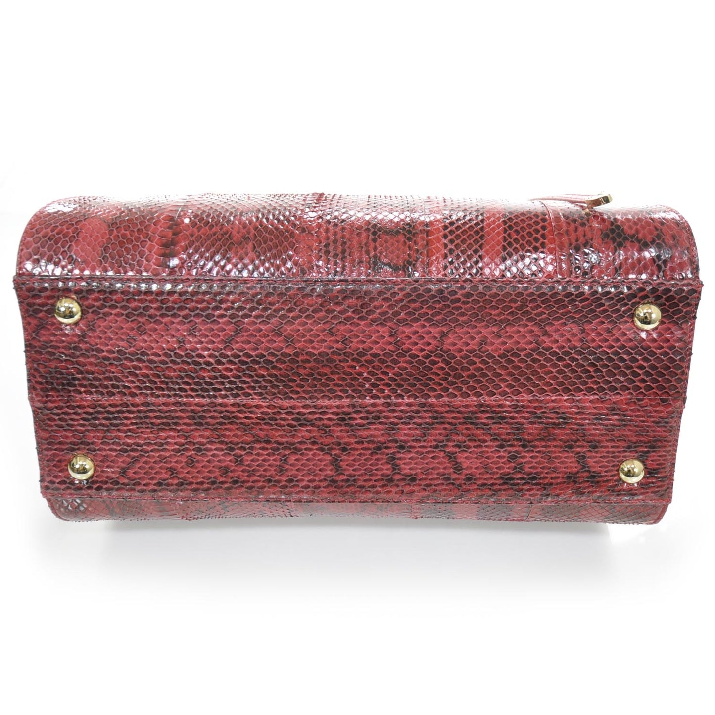 Gloss Snakeskin Medium Rosalie Satchel