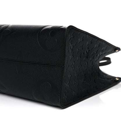 Louis Vuitton Empreinte Monogram Giant Onthego MM Black 6 of 11