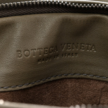 Bottega Veneta BOTTEGA VENETA Nappa Intrecciato Turnlock Clutch New Steel 7 of 9