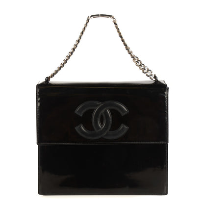 Chanel Patent CC Flap Black 1 of 8