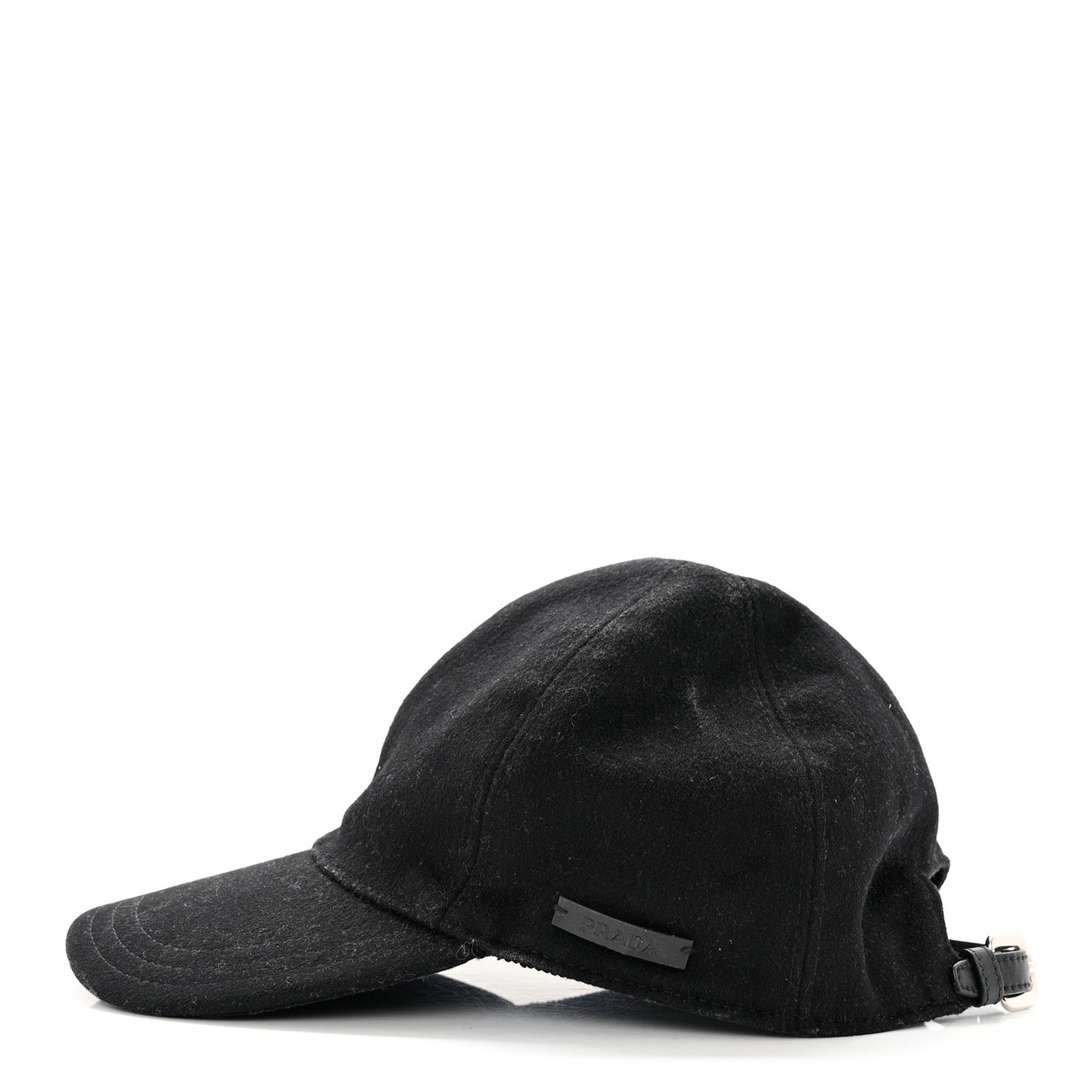 Tessuto Wool Baseball Cap S Black