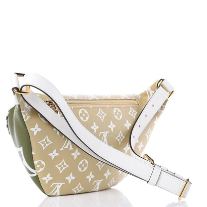 Louis Vuitton Monogram Giant Bumbag Kaki Beige 3 of 9