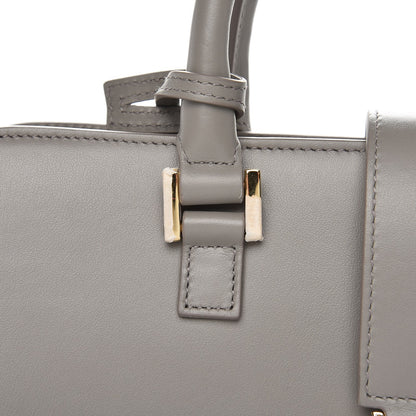 Saint Laurent Calfskin Small Monogram Cabas Fog 8 of 11