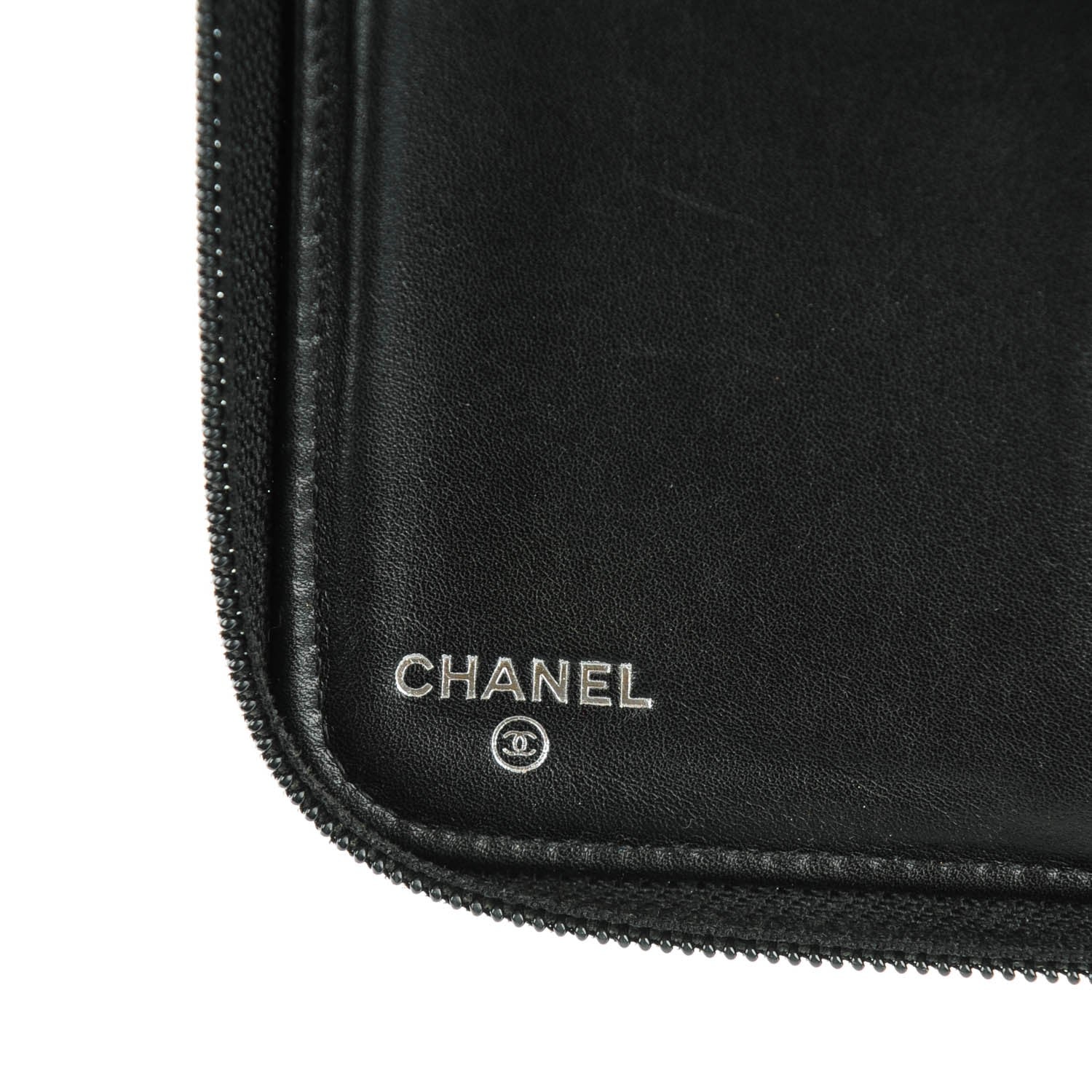 Chanel Patent Camellia Wallet Black 7 of 10