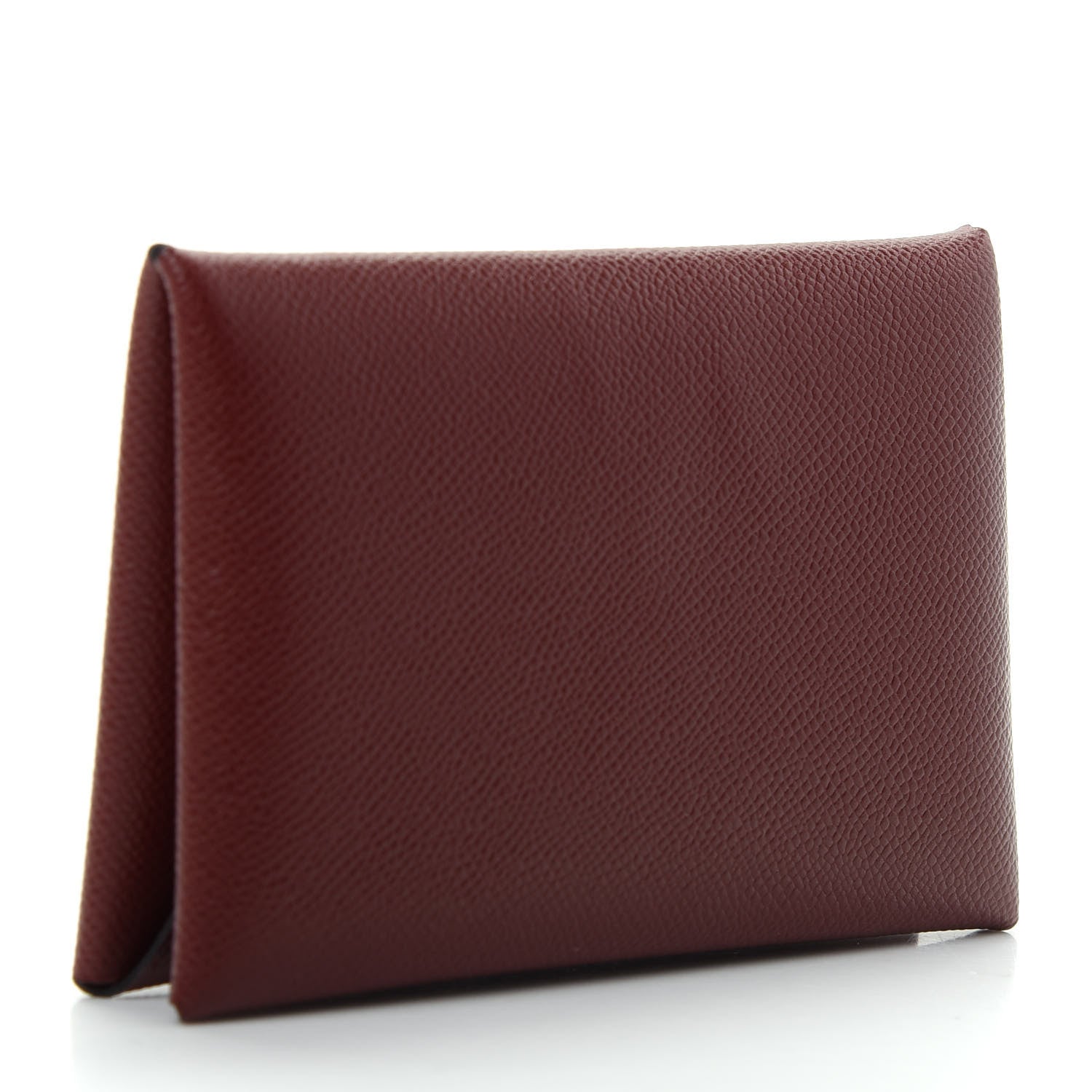 Hermes Epsom Calvi Card Case Rouge H 3 of 8