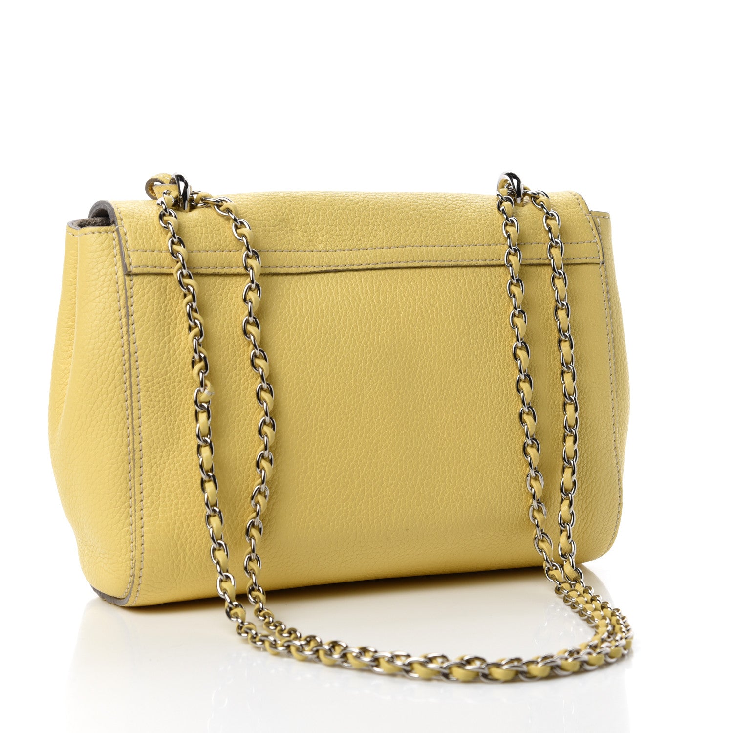 Mulberry Glossy Goatskin Small Lily Flap Pistachio 3 of 11
