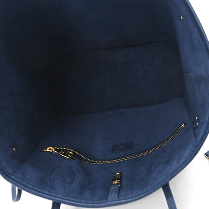 Louis Vuitton Empreinte Monogram Giant Neverfull MM Degrade Bleu 6 of 10