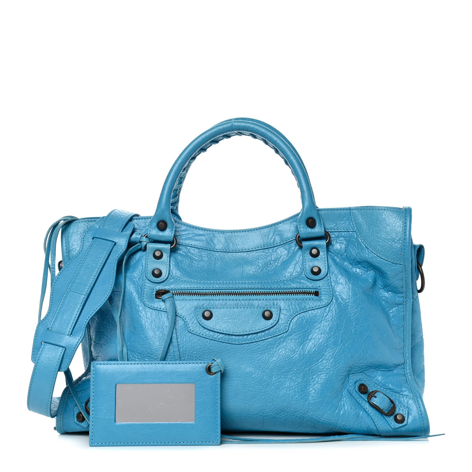 Balenciaga Agneau Classic Hardware City Bleu Azur Clair 1 of 12