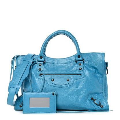 Balenciaga Agneau Classic Hardware City Bleu Azur Clair 1 of 12