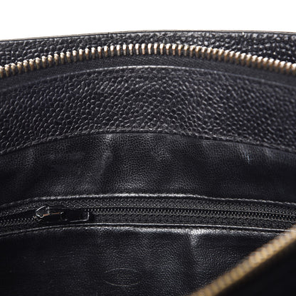 Chanel Caviar Flap Shoulder Bag Black 17 of 24