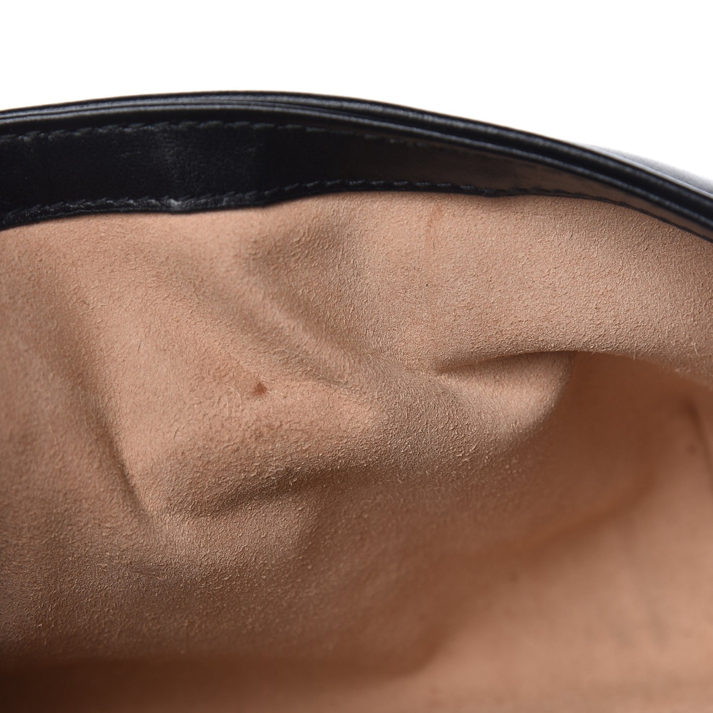 Calfskin Matelasse Mini GG Marmont Shoulder Bag Black