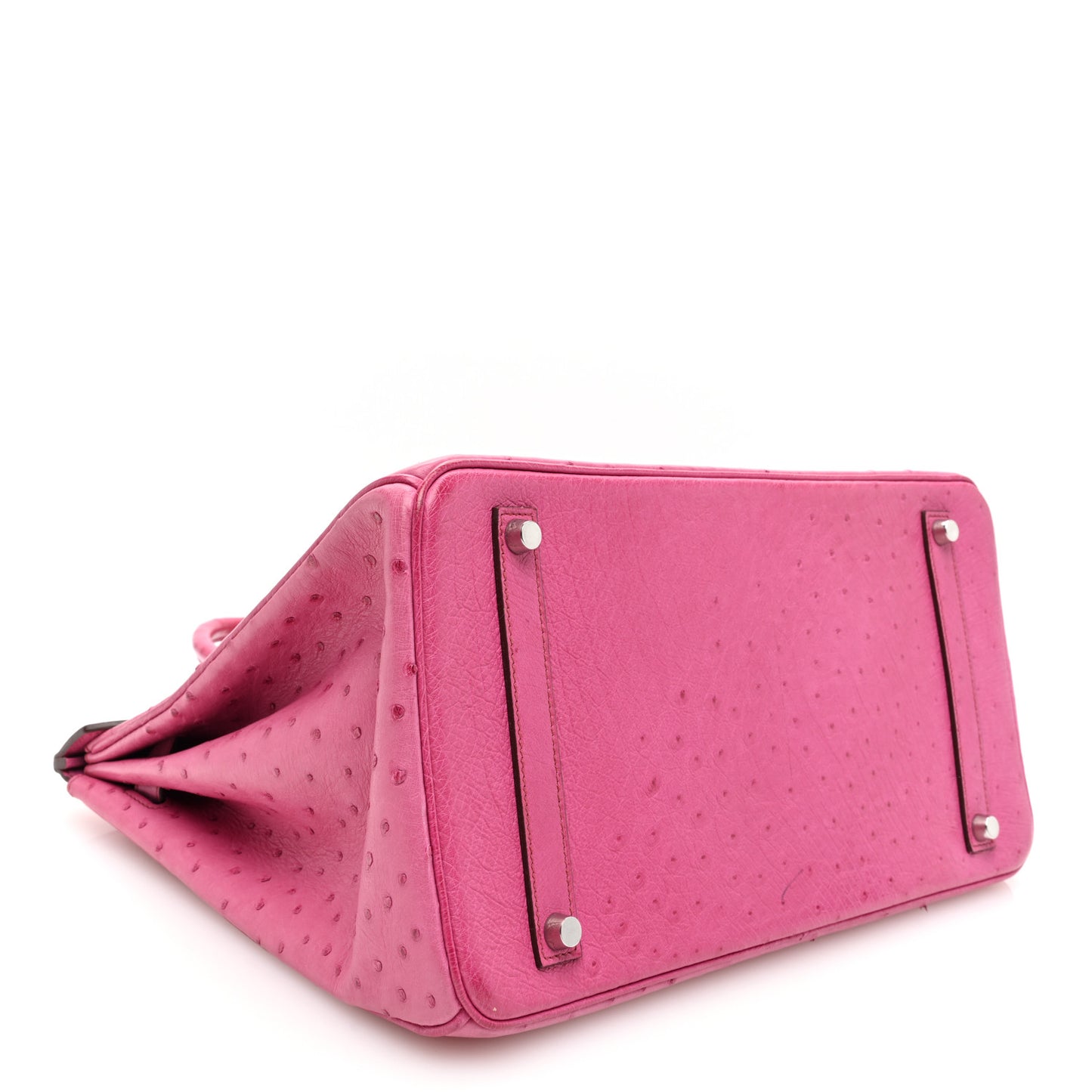 Ostrich Birkin 35 Fuchsia