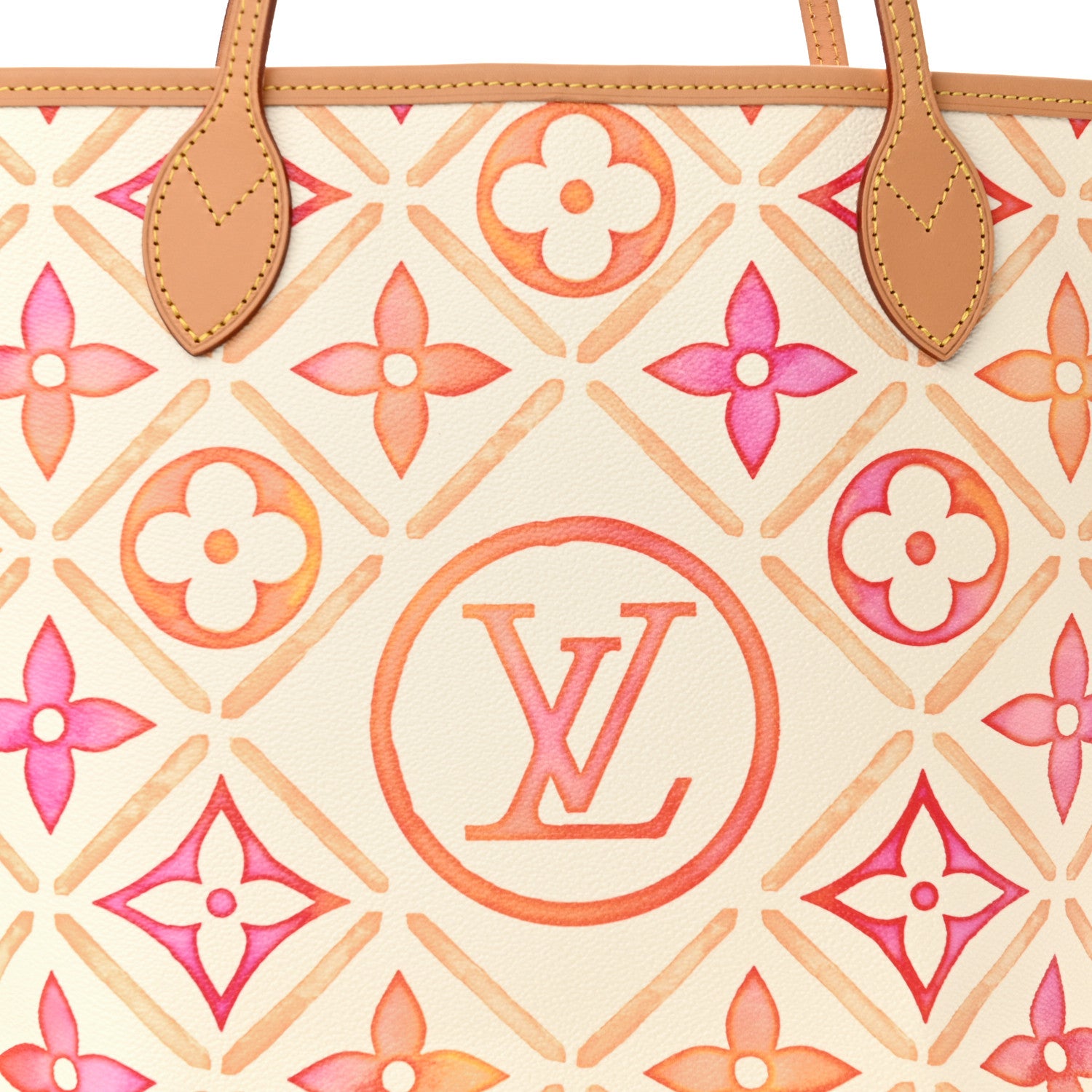 Louis Vuitton Monogram Giant By The Pool 2.0 Neverfull MM Coral 8 of 10