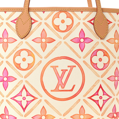 Louis Vuitton Monogram Giant By The Pool 2.0 Neverfull MM Coral 8 of 10