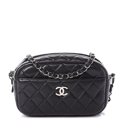 Chanel Lambskin Quilted Small Timeless Camera Case Black 1 of 7