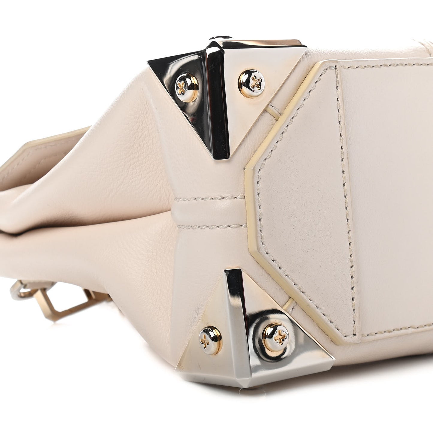 Calfskin Small Marion Tote Aloe Silver Hardware
