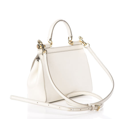 Dolce & Gabbana Dauphine Small Miss Sicily Satchel White 3 of 8