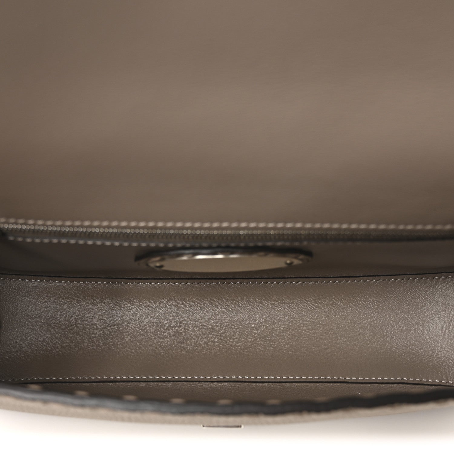Fendi Cuoio Roma Sellerissima Nappa Sintetica Tape Stitch Baguette Corda 5 of 9