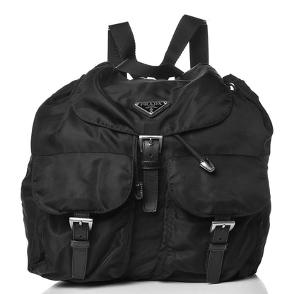 Prada Nylon Vela Medium Backpack Black 1 of 7