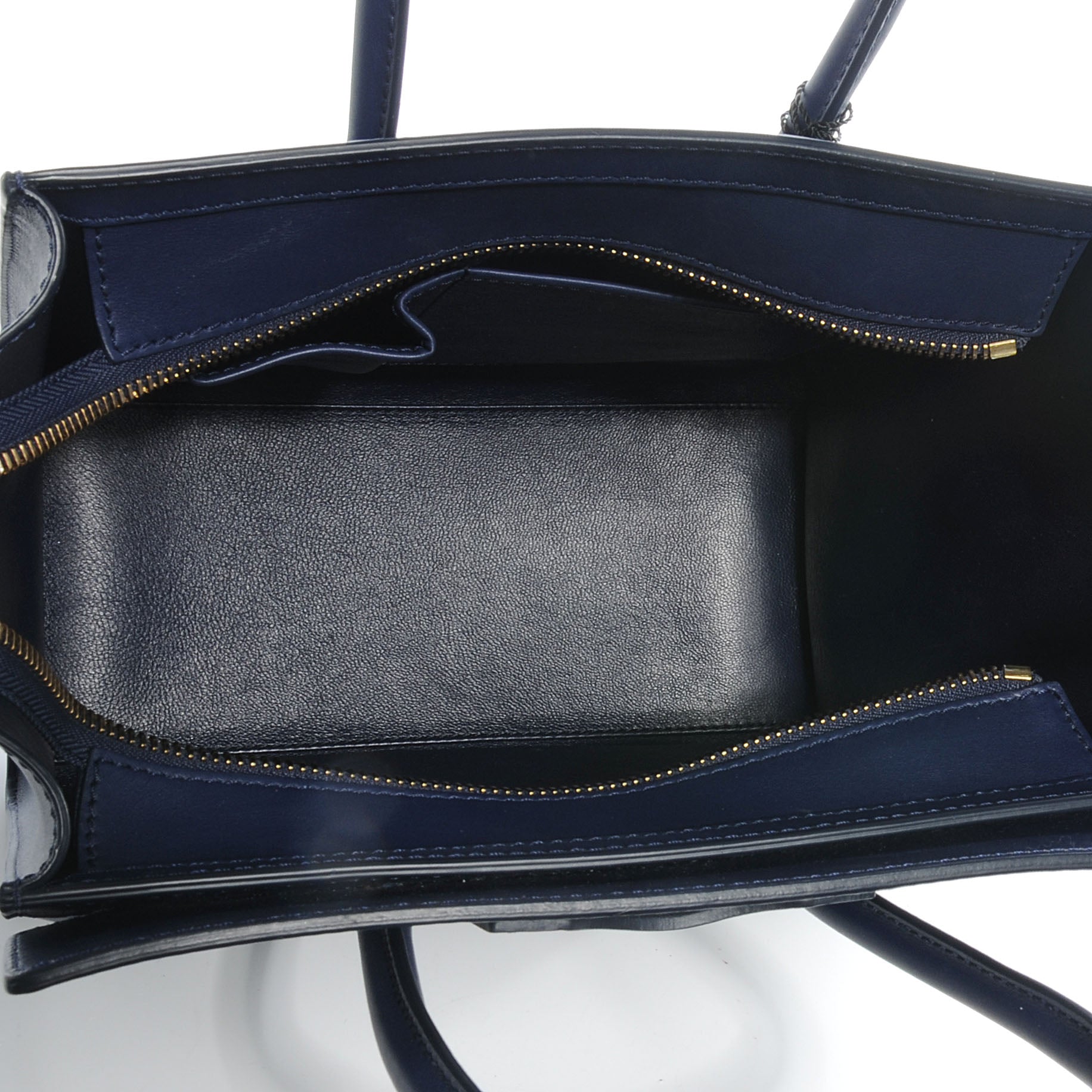 Celine Smooth Calfskin Micro Luggage Ink 5 of 7