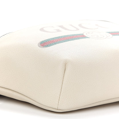 Gucci Grained Calfskin Logo Belt Bag White 8 of 9