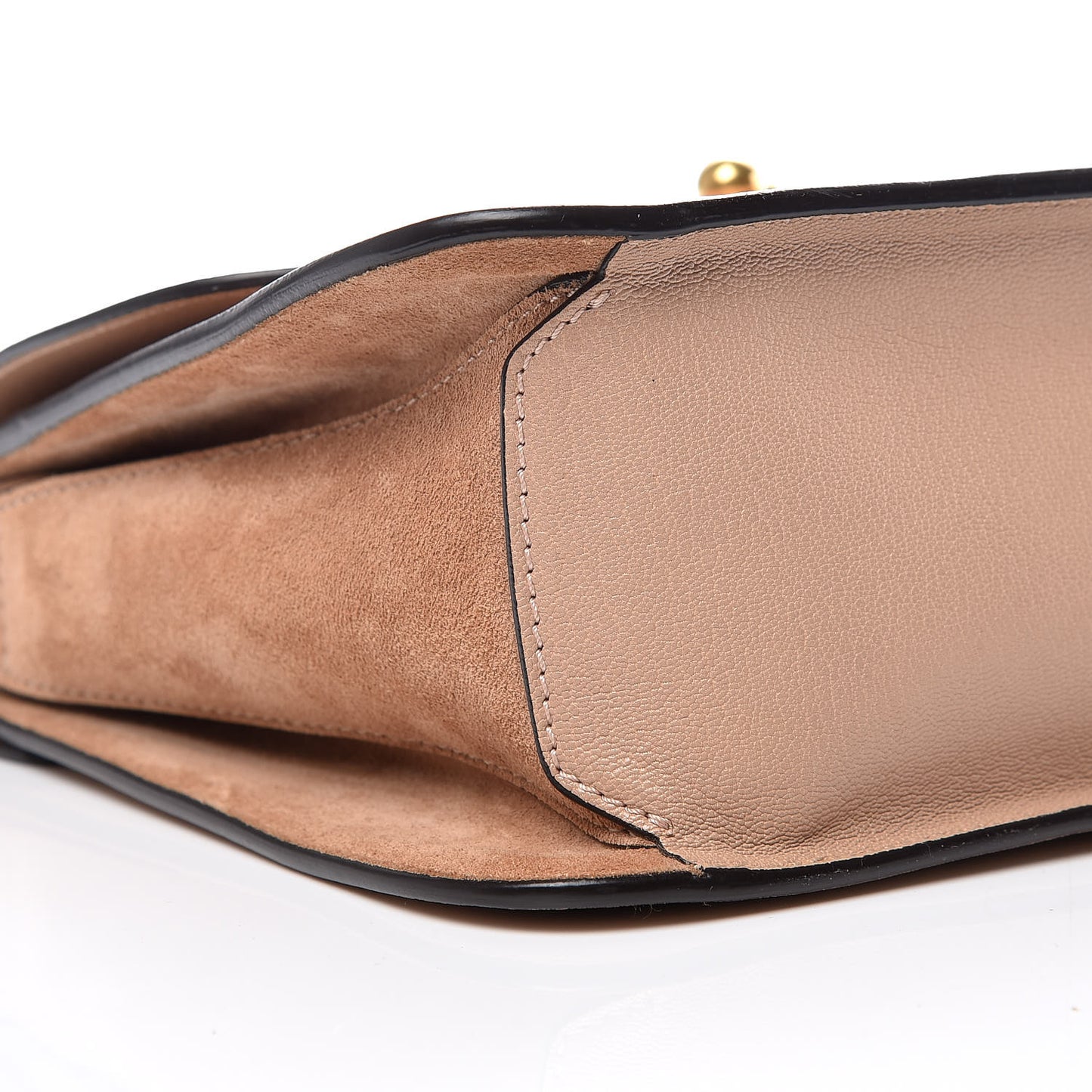 Goatskin Medium Mily Shoulder Bag Biscotti Beige